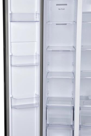 Холодильник Side by Side Hyundai CS6503FV черный