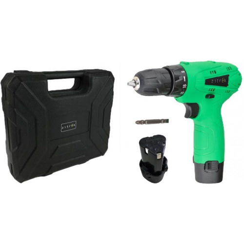 Дрель аккумуляторная ZITREK Green 12Li 063-4072