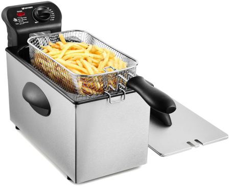 Фритюрница Kitfort КТ-2022 черный/серебристый