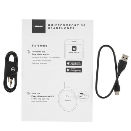 Беспроводные/проводные наушники Bose QuietComfort SE черный