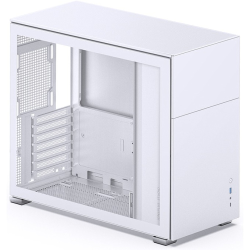 Корпус JONSBO D41 STD White без БП, боковая панель из закаленного стекла, mini-ITX, micro-ATX, ATX, белый