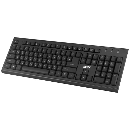 Клавиатура + мышь Acer OKR120 клав:черный мышь:черный USB беспроводная