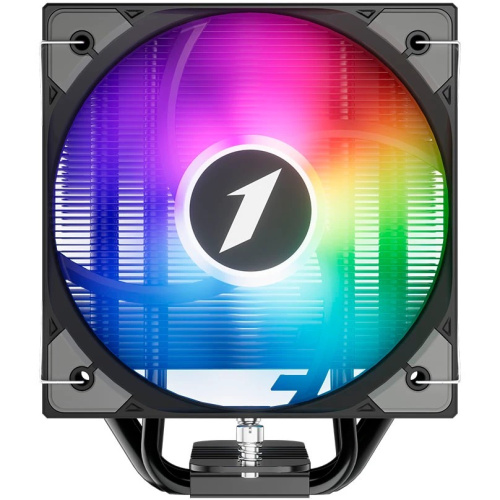 Кулер 1STPLAYER PS130 Black / 2HPx6mm + 2HPx8mm, 220W TDP, single tower, 1x130mm ARGB fan, 500-1600 RPM, 78 CFM, 32.3 dBA