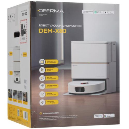 Робот-пылесос Deerma DEM-X80 белый