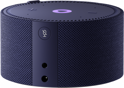 Умная колонка Яндекс  Станция Мини С Часами Синий Сапфир