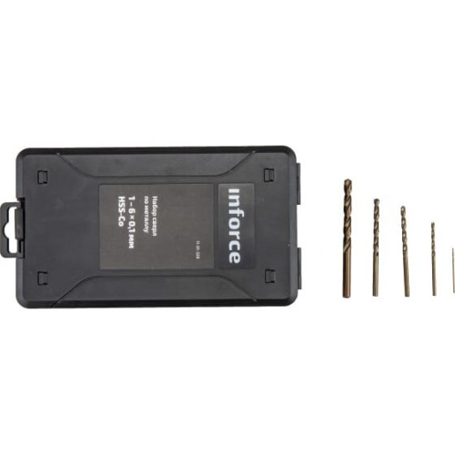 Набор сверл по металлу Inforce 11-01-328 1-6*0,1мм HSS-Co