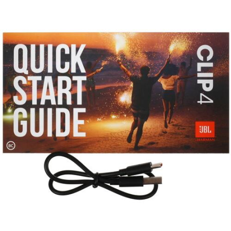 Портативная колонка JBL CLIP 4, черный