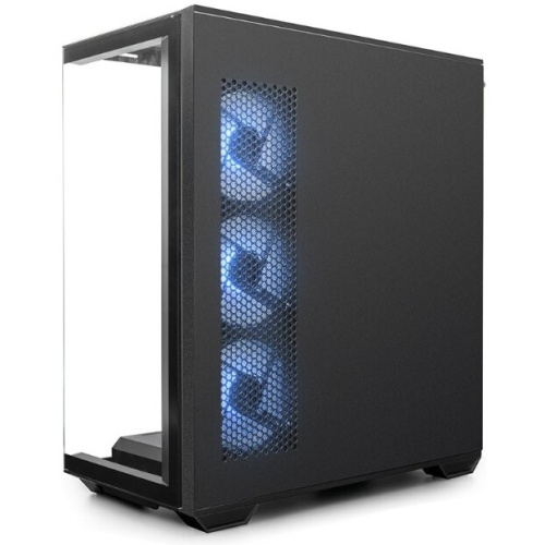Корпус XASTRA Q600 4ARGB-C10 Black (Q600-4FM12A-C10) ATX/Aquarium/Screewless/3x120mm ARGB PWM FM fans/Argb+PWM HUB 10port