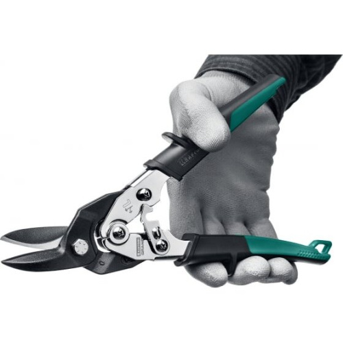 Ножницы по металлу KRAFTOOL Grand 2324-L z02 по твердому металлу, левые Cr-Mo 260мм