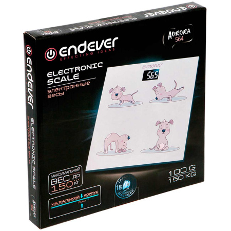 Весы напольные Endever Aurora 564