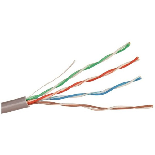 Витая пара Exegate UTP4-C5e-CU-S26-IN-PVC-GY-305 (EX264556RUS) серый