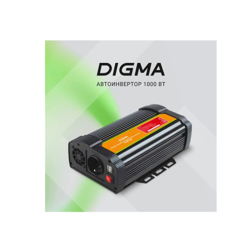Автоинвертор Digma AI1000-12W