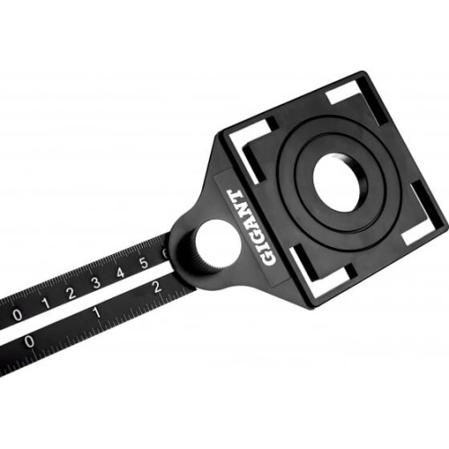 Линейка/угольник Gigant GAR-6-130 130 мм/алюминиевая 6-сторонняя/копировальный шаблон