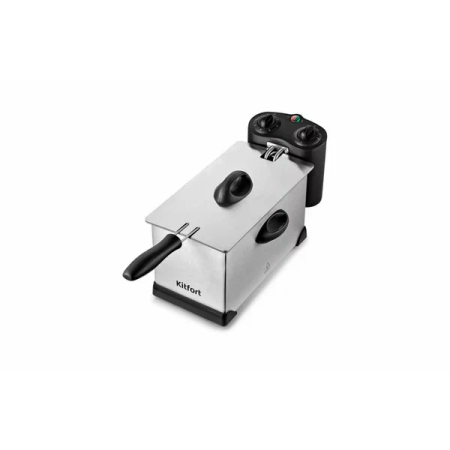 Фритюрница KitFort КТ-4052 серебристый/черный