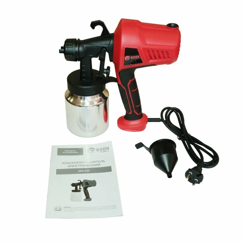 Краскораспылитель EDON EPS-550 красный/черный 19361