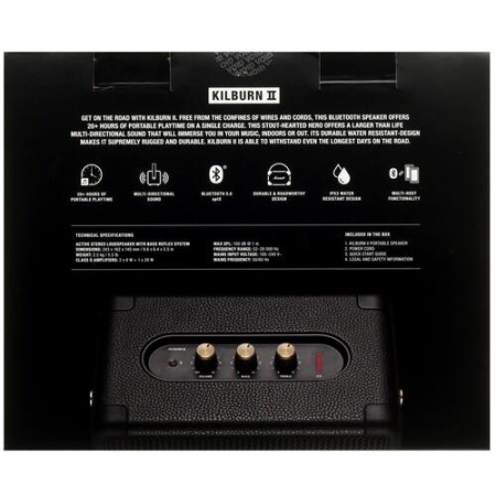 Портативная колонка Marshall Kilburn II, черный