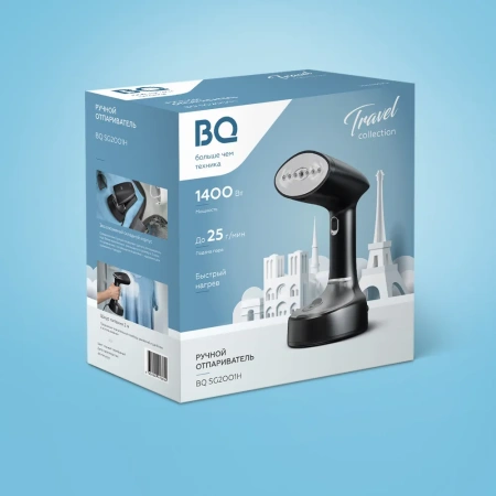Отпариватель BQ SG2001H Black-silver