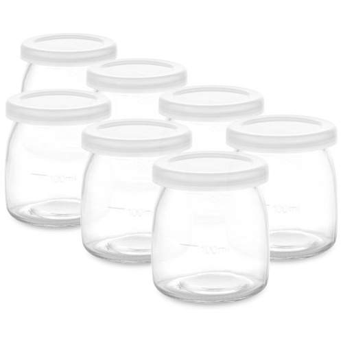 Йогуртница Kitfort КТ-2088-1 белый/фиолетовый