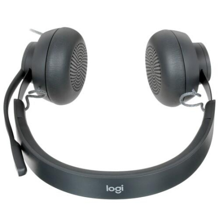 Проводные наушники Logitech Headset Zone Wired Teams черный