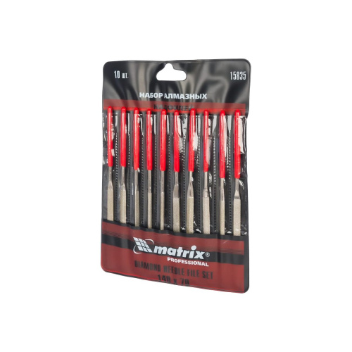 Набор надфилей алмазных MATRIX 15835