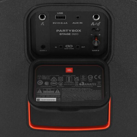 Портативная аудиосистема JBL PartyBox Stage 320, черный