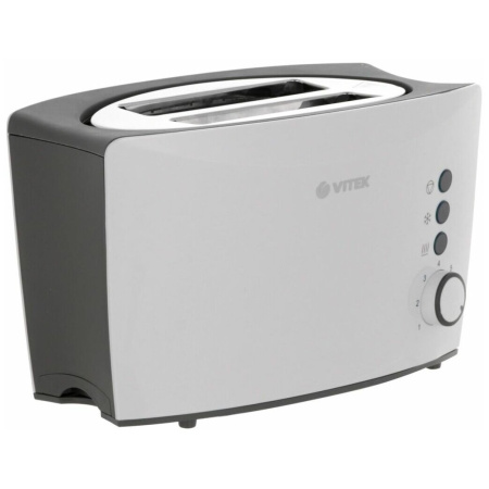 Тостер Vitek VT-7166MC белый/серый