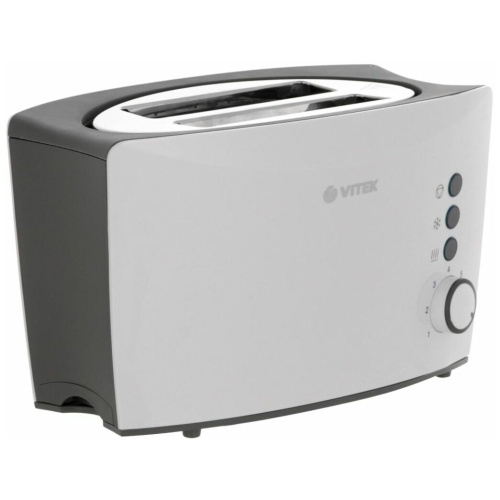 Тостер Vitek VT-7166MC белый/серый