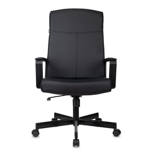 Кресло Бюрократ Dominus-BL искусств. кожа черный