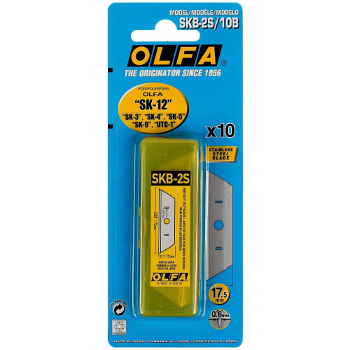 Лезвие OLFA OL-SKB-2S/10B, 17.5мм, 10шт