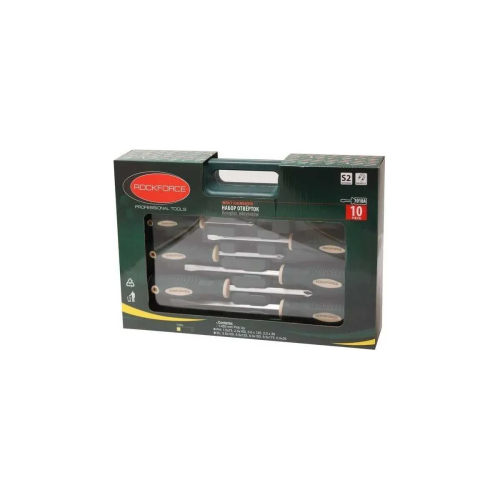 Набор отверток магнитных Rockforce Profi RF-7010A(27193) 10 предметов