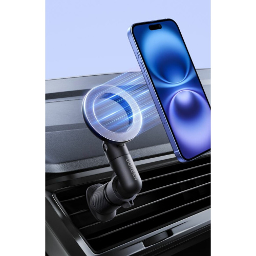 Автодержатель UGREEN LP923 (65185) Air Vent Magnetic Car Phone Mount Space Gray