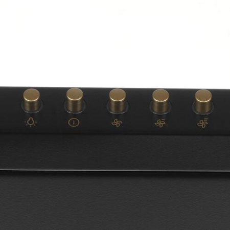 Вытяжка каминная Gorenje WHC63CLB черный/золотистый