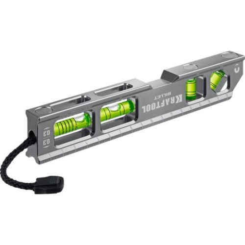 Уровень магнитный брусковый Kraftool Billet 34790 20см 8-в-1