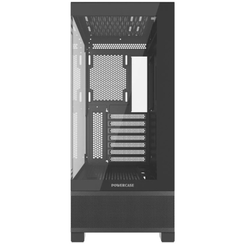Корпус Powercase Luminous (CLB-L0), Tempered Glass, чёрный, ATX