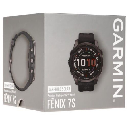 Спортивные часы Garmin Fenix 7s Sapphire Solar