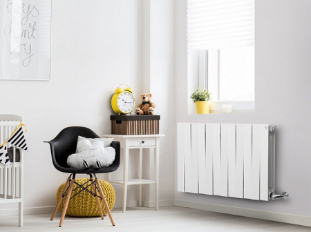 Биметаллический радиатор отопления  Royal Thermo Pianoforte 500 Vd 4 Секции Bianco Traffico