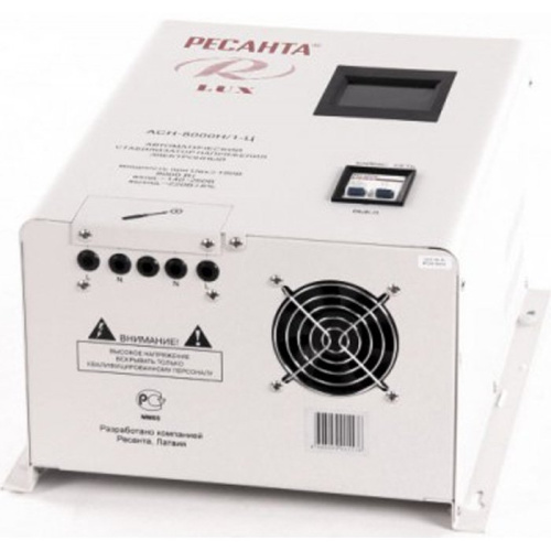 Стабилизатор напряжения Ресанта АСН-8000Н/1-Ц белый