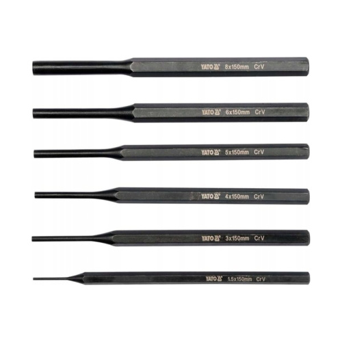 Набор выколоток YATO YT-47121 1,5-8мм 6 предметов