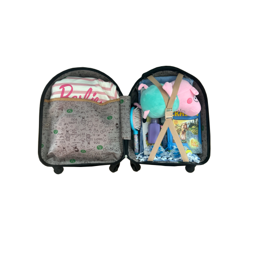 Чемодан детский LATS 691 Лучшие подруги розовый