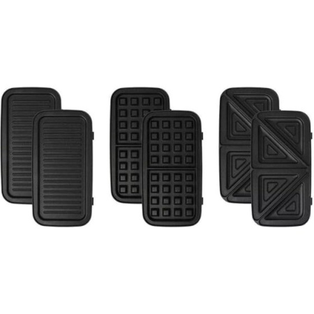 Вафельница Kitfort КТ-1674 черный/серебристый