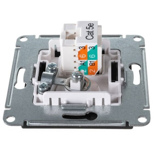 Розетка компьютерная Schneider Electric AtlasDesign ATN001089 Карбон