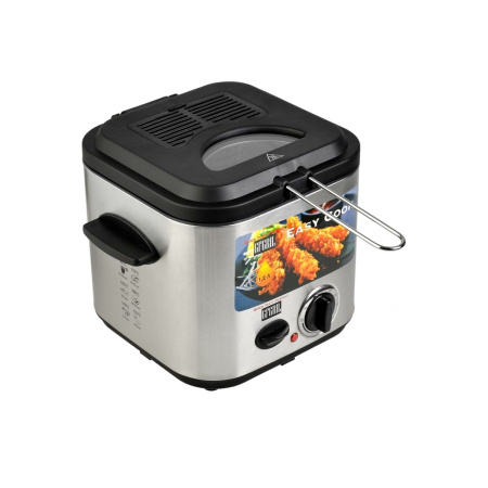 Фритюрница GFGril GFF-025 серебристый/черный