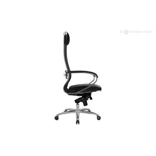 Кресло Метта Samurai KL-1 (Z53F.2.1.49) черный сиденье черный экокожа с подголов. крестов. металл хром