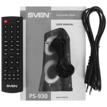 Портативная аудиосистема SVEN PS-930, черный