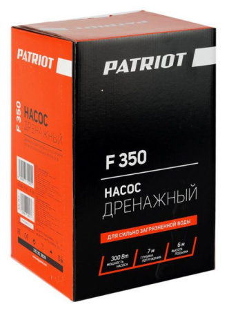 Насос дренажный Patriot F 350