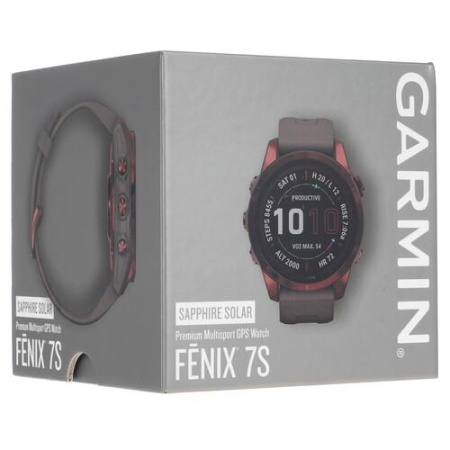 Спортивные часы Garmin Fenix 7s Sapphire Solar