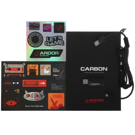 Беспроводные/проводные наушники ARDOR GAMING Carbon Wireless черный