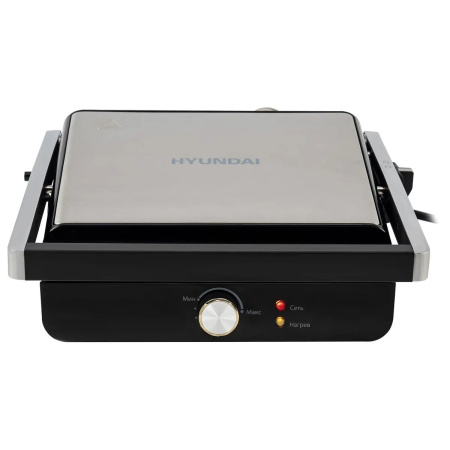 Электрогриль Hyundai HYG-2044 черный/черный