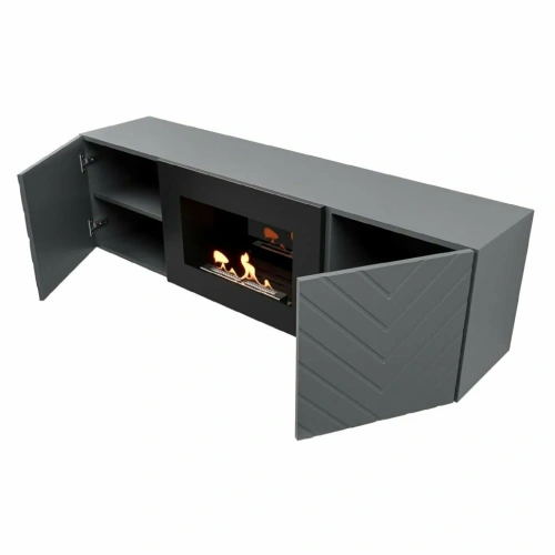 Биокамин Firelight BFP/P-1400V графит