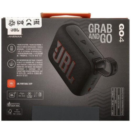 Портативная колонка JBL GO 4, черный
